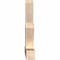 Ekena Millwork Saratoga Smooth Timber Gable Bracket, Douglas Fir, 60"W x 25"H x 3 1/2"D x 3 1/2"F, 10/12 Pitch GBW060X25X0404SAR00SDF - alternate 2